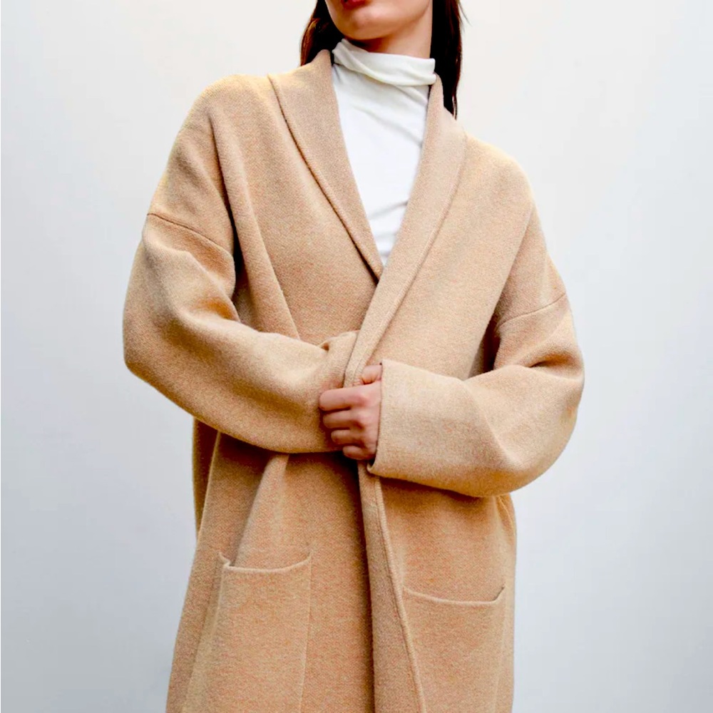 Camel Mango Coatigan